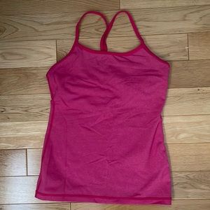 Lululemon hot pink tank top